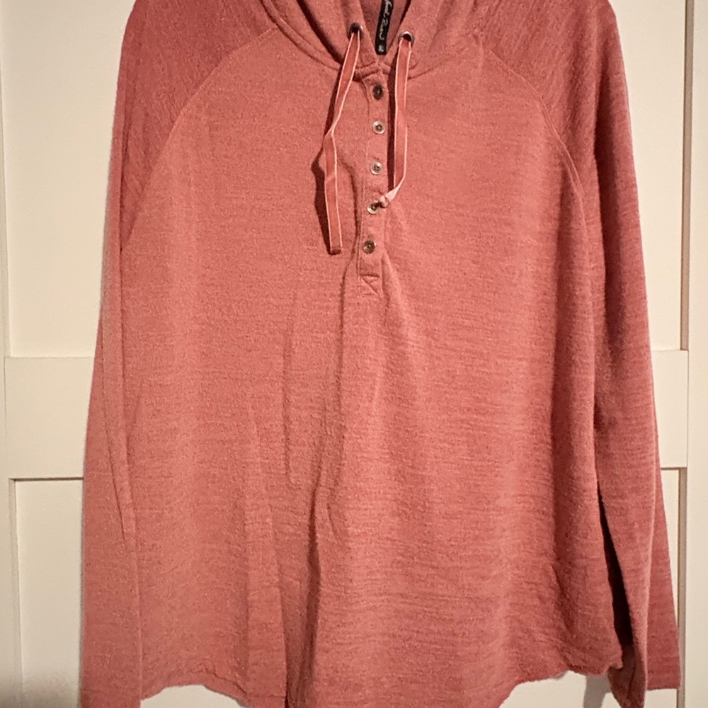 North  River Peach/Pink Knit Hoodie